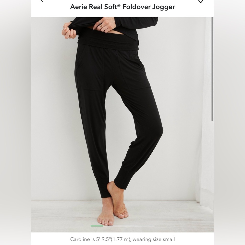 Aerie Real Soft® Foldover Jogger
